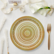 Mandala Dourado e Brilhante