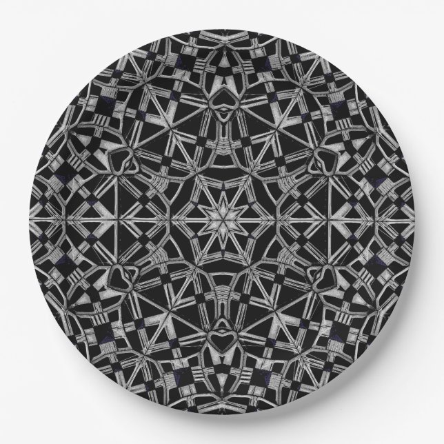 Prato De Papel Mandala Industrial (Frente)