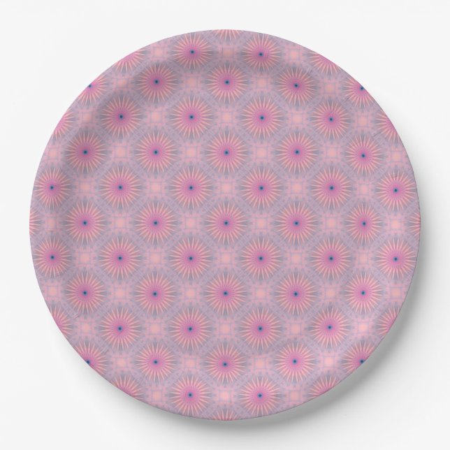 Prato De Papel Mandala Pattern (Frente)
