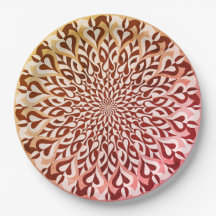 Mandala Simétrica Geometria Sagrada Padrão Boho