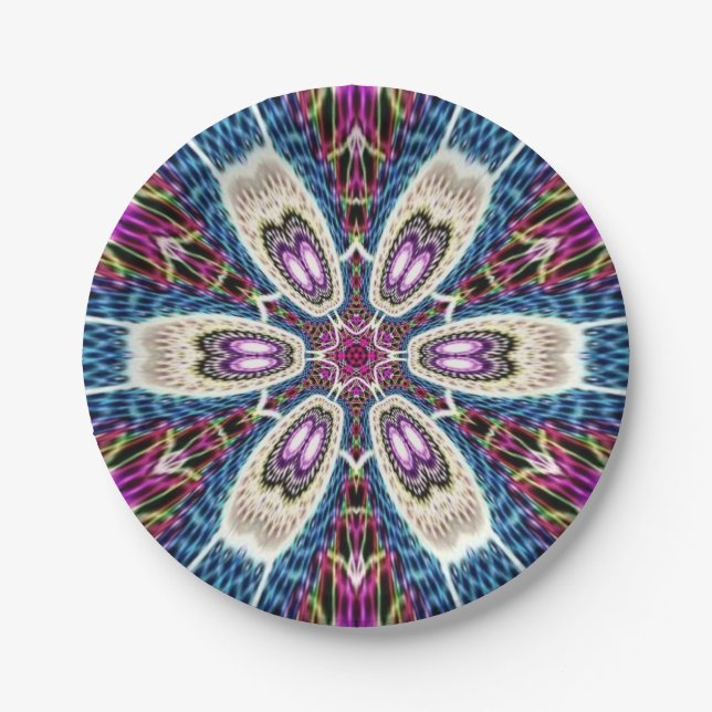Prato De Papel Mandala único (Frente)
