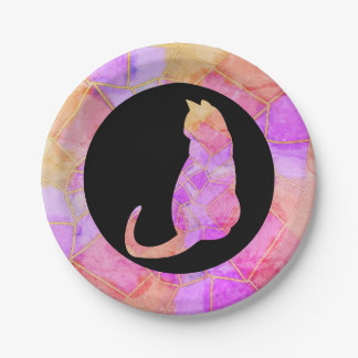 Prato De Papel Mandala warm Chalk Sketch