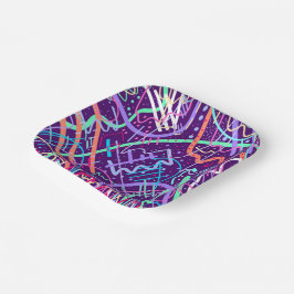 Prato De Papel Mapa das Estrelas