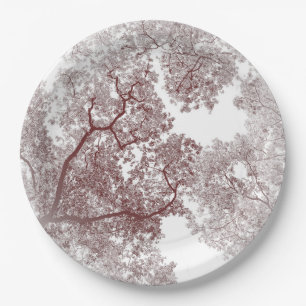 Prato De Papel Mapa de Árvores 4