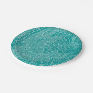 Prato De Papel Mapa gráfico de Nova York