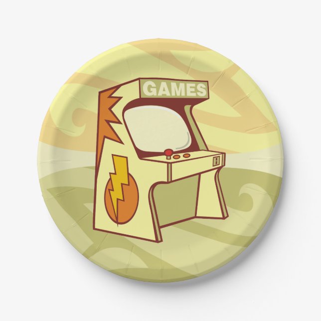 Prato De Papel Máquina de Arcade (Frente)