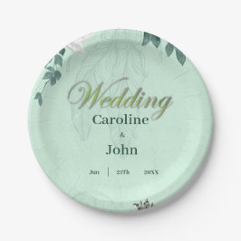 Prato De Papel Maravilhosas flores elegantes