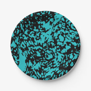 Prato De Papel Marble Granite Textura Azul