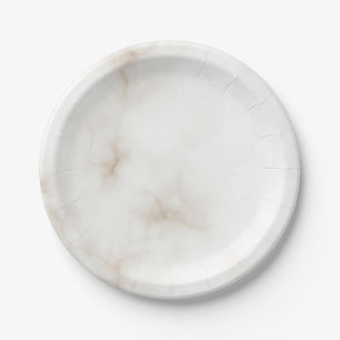 Prato De Papel Marble Pastel Stone Texture Glitter Watercolor