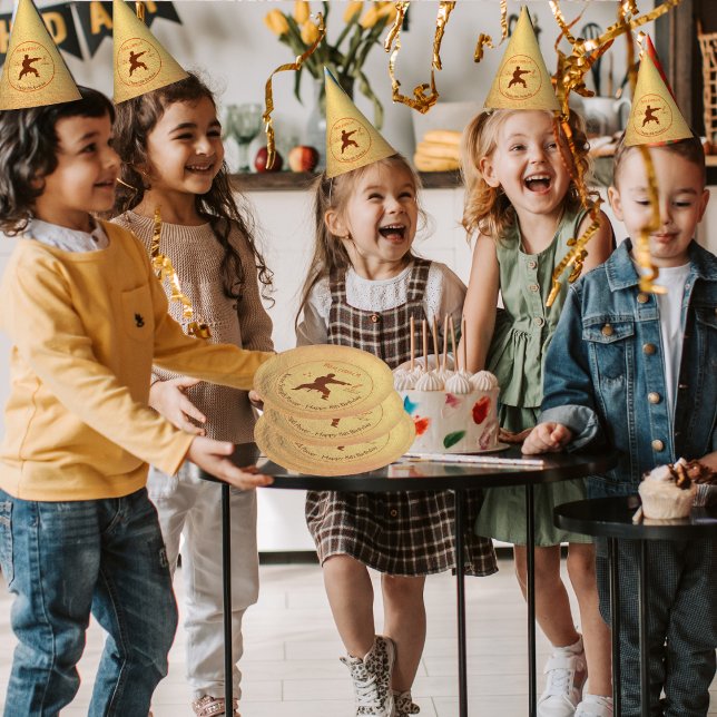 Prato De Papel Marcial Arts Karate Party 8º Aniversário de crianç (Criador carregado)