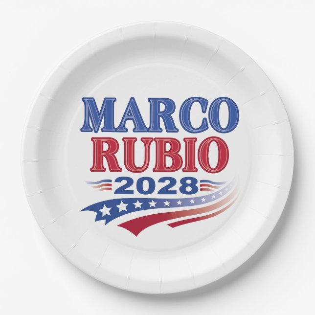 Prato De Papel Marco Rubio 2028 (3st) (Frente)