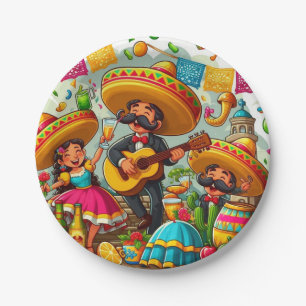 Prato De Papel Mariachi
