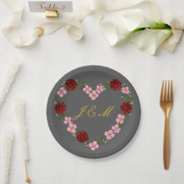Prato De Papel mariage gris