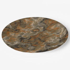 Prato De Papel Mármore de ouro