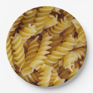 Prato De Papel Massas alimentícias fusilli