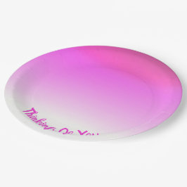 Prato De Papel Matizes De Rosa