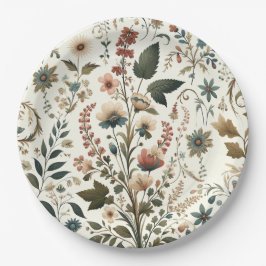 Prato De Papel Meadow Melody