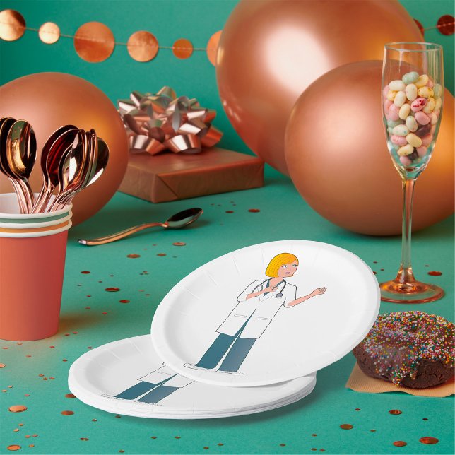 Prato De Papel Médico feminino (Criador carregado)