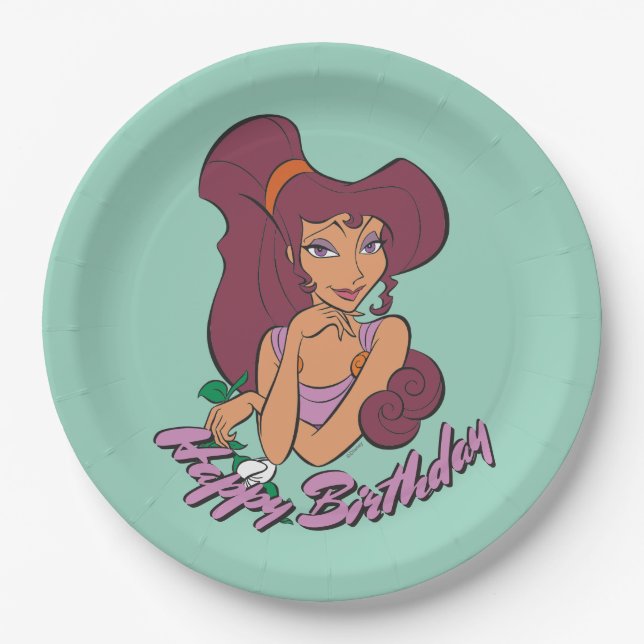 Prato De Papel Megara Goddess at Heart Paper Plates (Frente)
