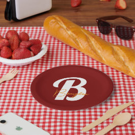 Prato De Papel Meias da tripulação