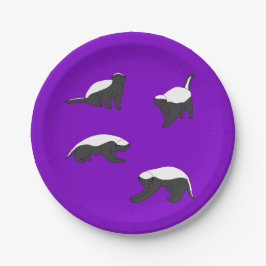 Prato De Papel Mel Badgers