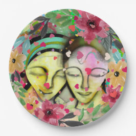 Prato De Papel Melhor Coleção de Amigos