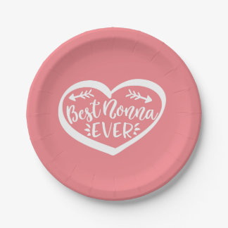 Prato De Papel Melhor Nonna Nunca