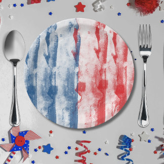 Prato De Papel Menina Americana Elegante no Baby Shower de 4 de J