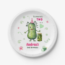 Menina do Grande Pepino em Conserva Aniversário Qu