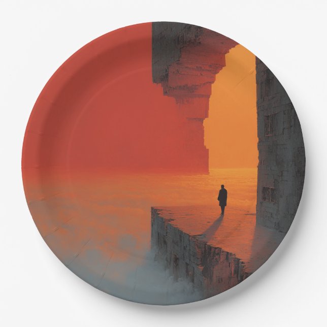 Prato De Papel Mente fraturada n.o 1 (Frente)