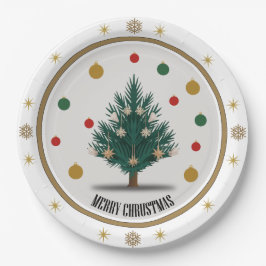 Prato De Papel Merry Moments Christmas
