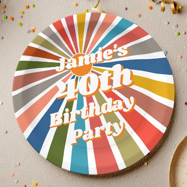 Prato De Papel Mesa de festa com nome personalizado decoração div (Criador carregado)