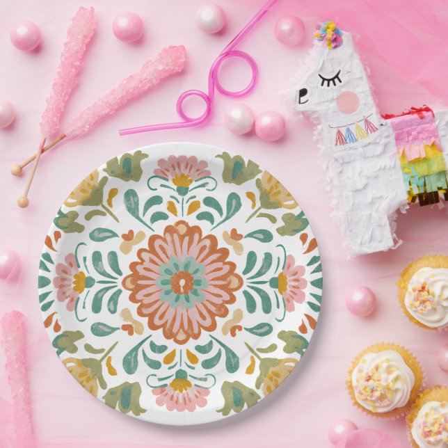 Prato De Papel Mexical Talavera Final Fiesta Talavera (Festa)