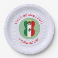Mexicano Cinco de Mayo Angel Personalizado