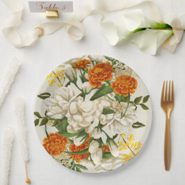 Prato De Papel Mexicano Cinco Floral De Mayo Fiesta