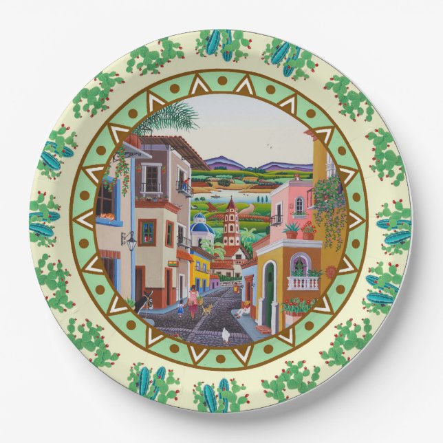 Prato De Papel Mi Pueblo (Frente)