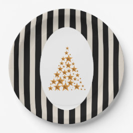 Prato De Papel Mid century christmas tree with Golden star