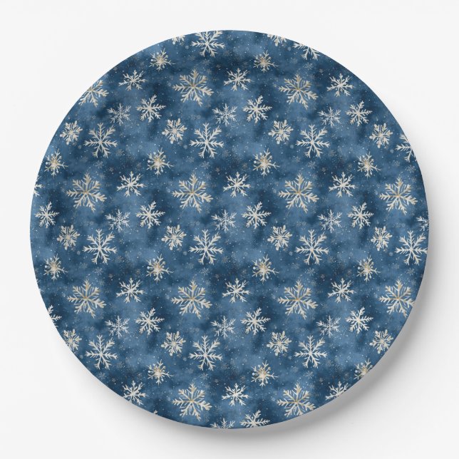 Prato De Papel Midnight Flurry (Frente)