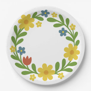 Prato De Papel Midsommar - Tradicional Solstício de Verão Sueco
