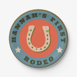 Prato De Papel Minhas Primeiras Placas De Papel Rodeado