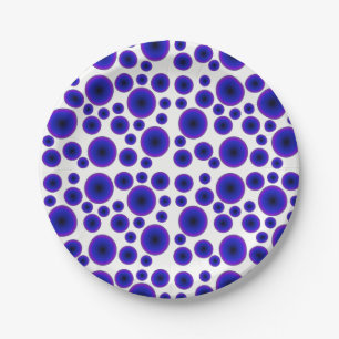 Prato De Papel Minimalismo Bright Abstrato roxo