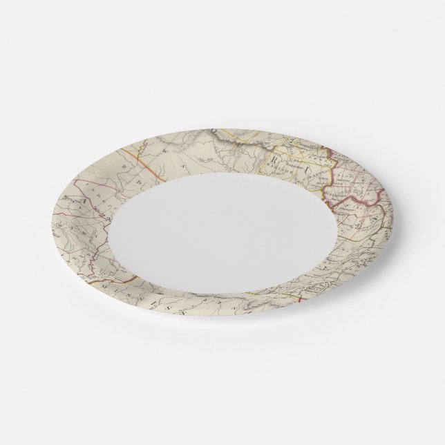 Prato De Papel Missouri, Ill, Ky, Tenn, Ala, Miss, Ark (Inclinado)