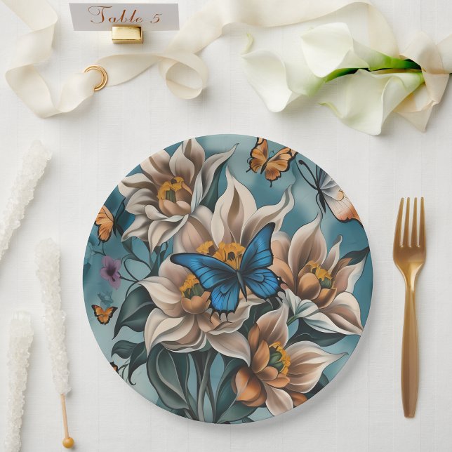 Prato De Papel Mistério Sedutor (Alluring Mystique Paper Plates
)