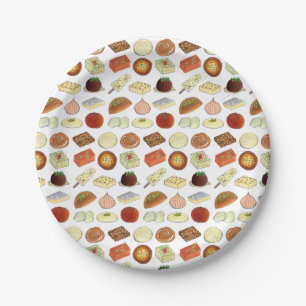 Prato De Papel Mithai Indian Sweets Confectionery Desserts India