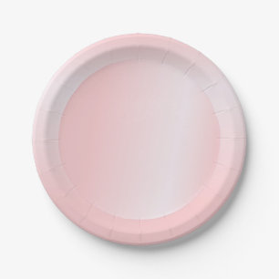 Prato De Papel Modelo de tendências modernas Douradas rosa rosa 