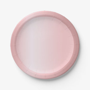 Prato De Papel Modelo Elegante Moderno Rosa Dourado Rosa Tendênci