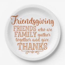 Prato De Papel Modern Orange Friendding