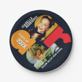 Prato De Papel Modern Photo Graduation