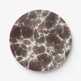 Prato De Papel Moderno século médio - Padrão Elegante Tortoise Ro