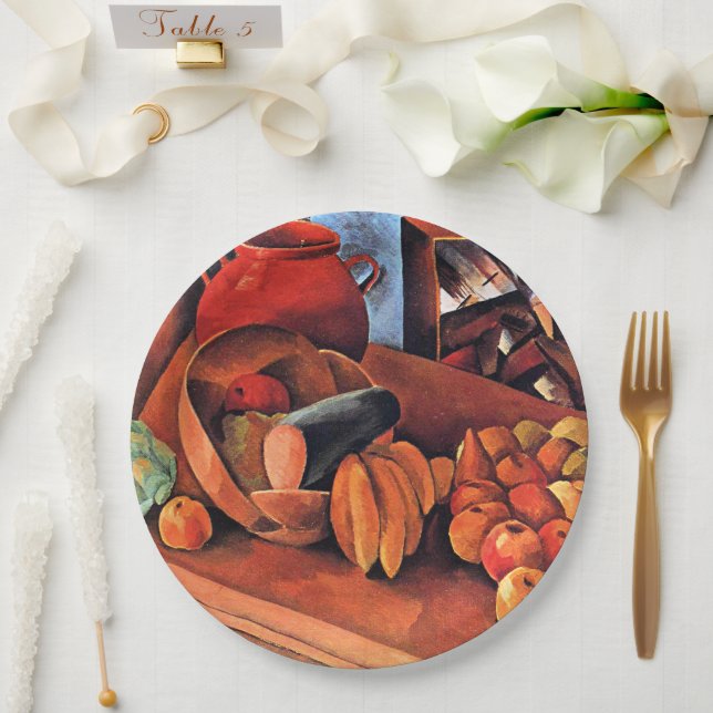 Prato De Papel Moise Kisling, Natureza Morta com Frutas, (Casamento)